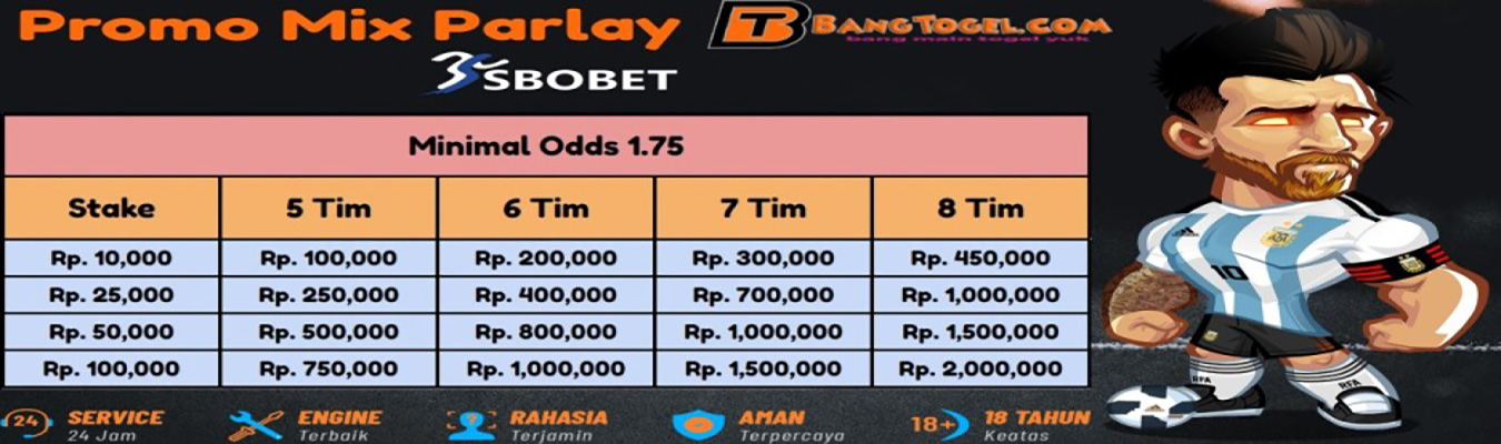 Promo parlay Bola